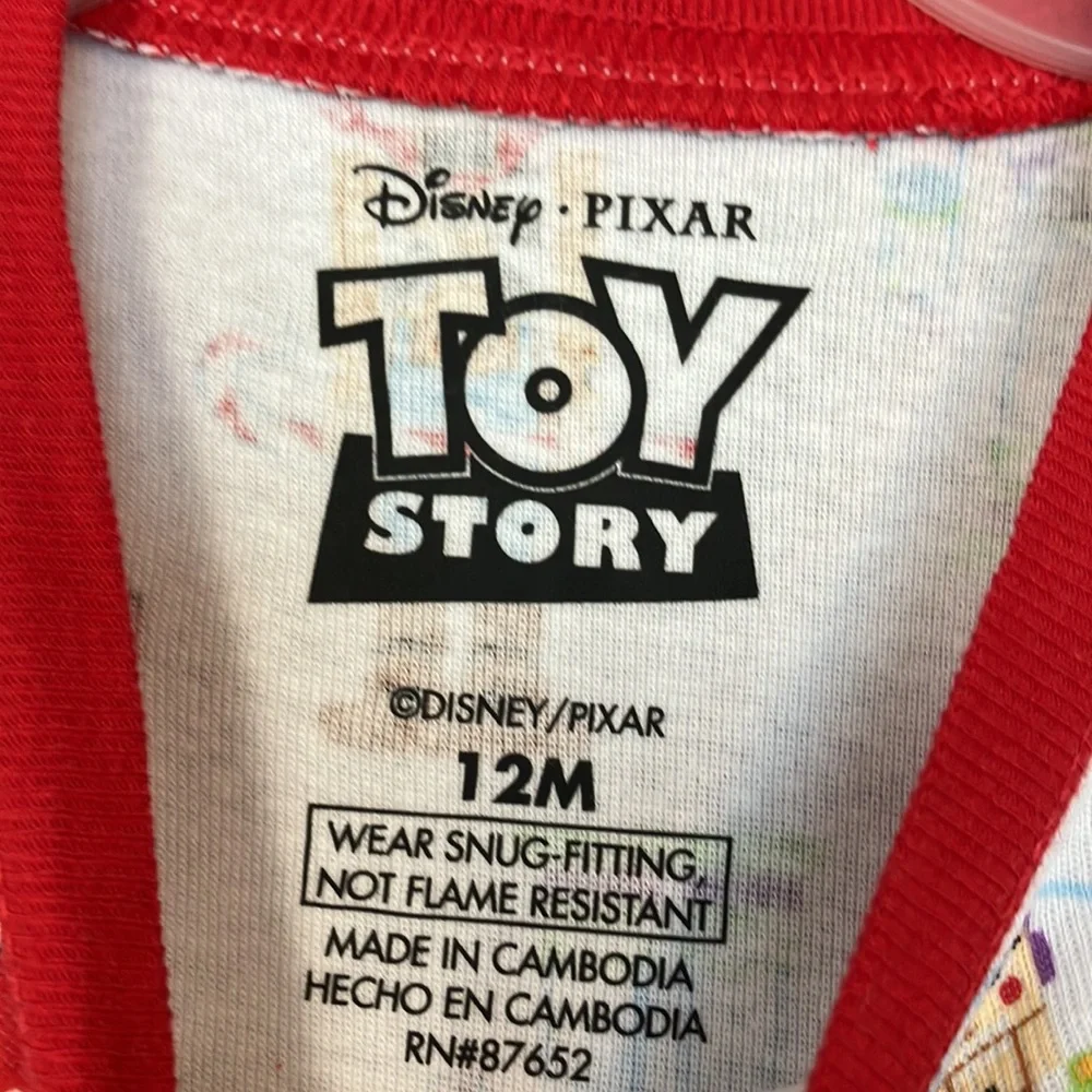 NWT Disney Toy Story Nutcracker holiday Pajamas 12 months Buzz Jessie Woody - Picture 4 of 5